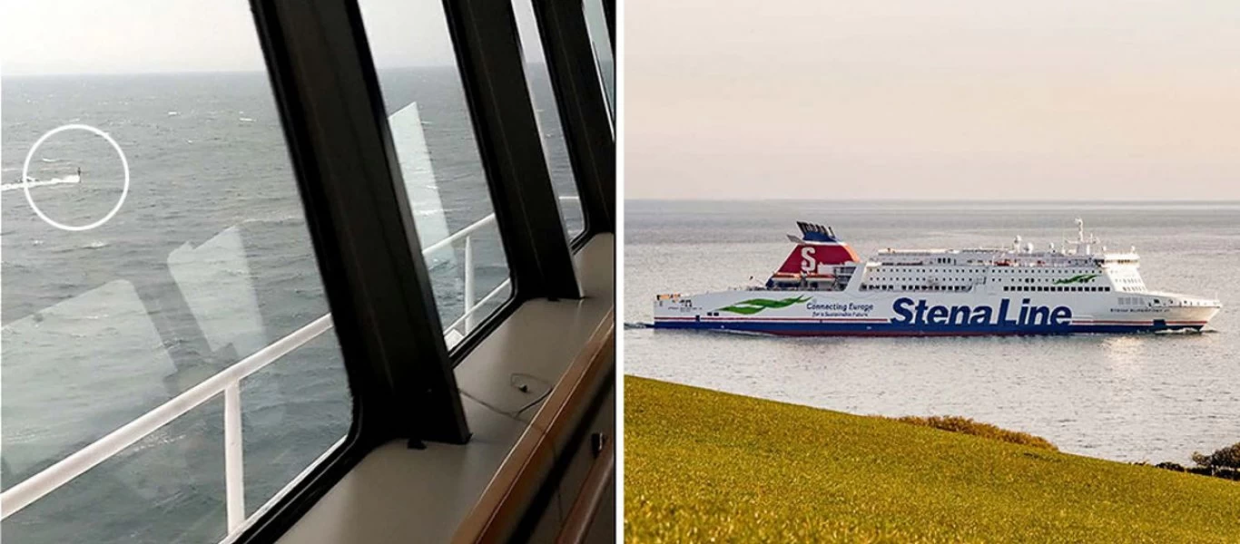 Παραλίγο τραγωδία: Βρετανικό πυρηνικό υποβρύχιο λίγο έλειψε να συγκρουστεί με επιβατηγό πλοίο (φώτο)